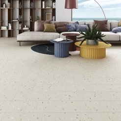 Carrelage sol / mur effet terrazzo 20x20 cm Croccante Tutti Frutti(vendu par boite de 1m2)-Eiffel art construction Discount