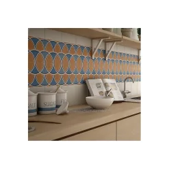 Eiffel art construction Carrelage sol / mur effet ciment 20x20 cm CAPRICE DECO ISLAND COLOURS(vendu par boite de 1m2)