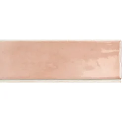Carrelage sol / mur effet zellige bejmat marocain 5X15 cm rose brillant 5X15 cm COCO ORCHARD PINK WALL-Aelle Carrelage New