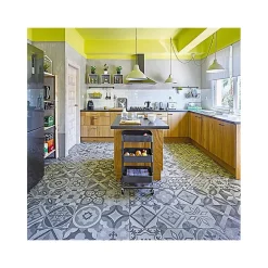 Carrelage sol / mur effet béton patchwork motifs 30x30 cm RIBADEO GREDOS-Aelle Carrelage Online