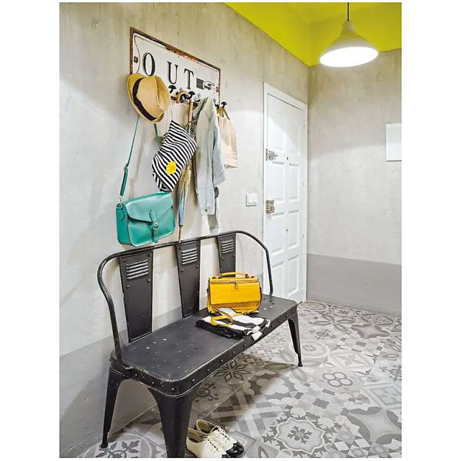 Carrelage sol / mur effet béton patchwork motifs 30x30 cm RIBADEO GREDOS-Aelle Carrelage Online