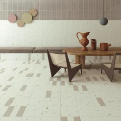 Carrelage sol / mur effet terrazzo 20x20 cm Croccante Granola Avellana(vendu par boite de 1m2)-Eiffel art construction Online