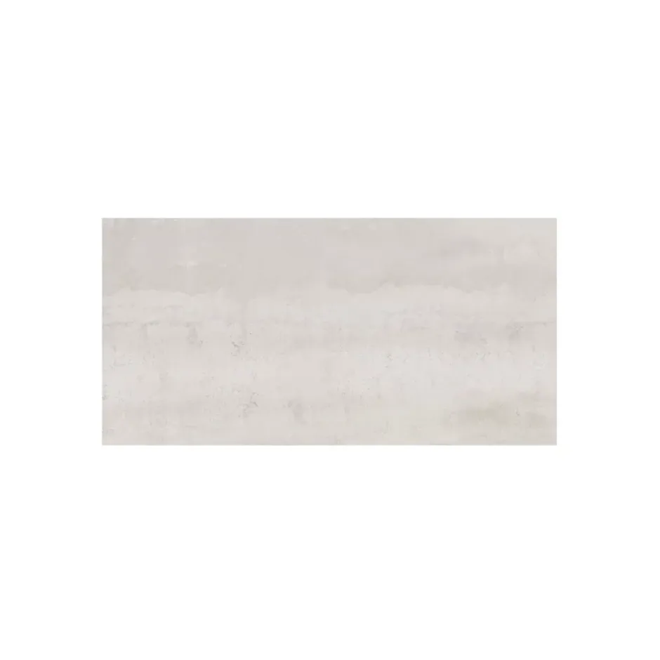 Carrelage sol / mur effet métal blanc 45x90 cm IONIC WHITE-Aelle Carrelage New