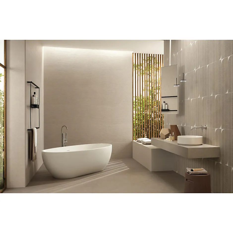 Carrelage sol / mur effet béton ciré naturel 80x80 cm Boost natural ASH-Aelle Carrelage New