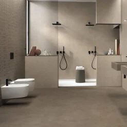 Carrelage sol / mur effet béton ciré naturel 60x60 cm Boost natural ECRU-Aelle Carrelage