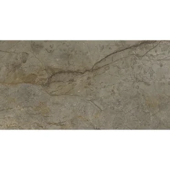 Aelle Carrelage Carrelage sol / mur effet marbre beun et gris 60x120 cm - SCULTOREA River grey J650