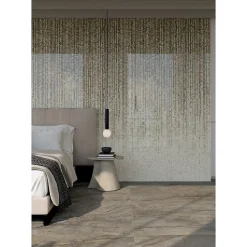 Aelle Carrelage Carrelage sol / mur effet marbre beun et gris 60x120 cm - SCULTOREA River grey J650