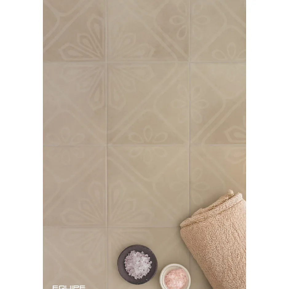 Aelle Carrelage Carrelage sol / mur effet ciment 20x20 cm TAUPE - ARES DECOR TAUPE