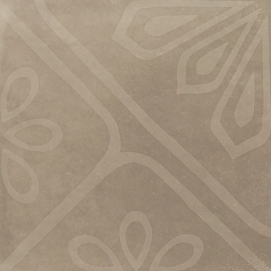 Aelle Carrelage Carrelage sol / mur effet ciment 20x20 cm TAUPE - ARES DECOR TAUPE