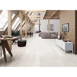 Carrelage sol / mur effet bois 20x120 cm ARTWOOD WHITE(vendu par boite de 1.44m2)-Eiffel art construction Sale