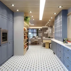 Aelle Carrelage Carrelage sol / mur effet ciment 20x20 cm 1900 PALAU CELESTE