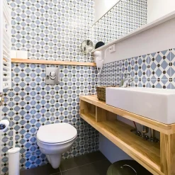 Aelle Carrelage Carrelage sol / mur effet ciment 20x20 cm 1900 PALAU CELESTE