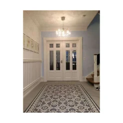 Carrelage sol / mur effet ciment gris 20x20 cm - CAPRICE - CHATELET ANGLE-Aelle Carrelage Sale