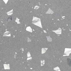 Carrelage sol / mur effet terrazzo 80x80 cm RIBE R ANTHRACITA(vendu par boite de 1.28m2)-Eiffel art construction