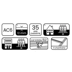 Carrelage sol / mur effet terrazzo 80x80 cm RIBE R ANTHRACITA(vendu par boite de 1.28m2)-Eiffel art construction