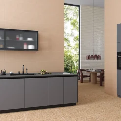 Carrelage sol / mur effet terrazzo 80x80 cm NIZA-R Rojizo-Aelle Carrelage