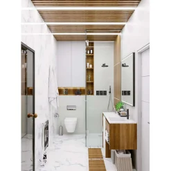 Aelle Carrelage Carrelage sol / mur effet marbre blanc 60x60 cm DONEY BLANCO