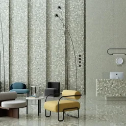 Carrelage sol / mur effet terrazzo 80x80 cm MONACO R VERDE-Aelle Carrelage Best