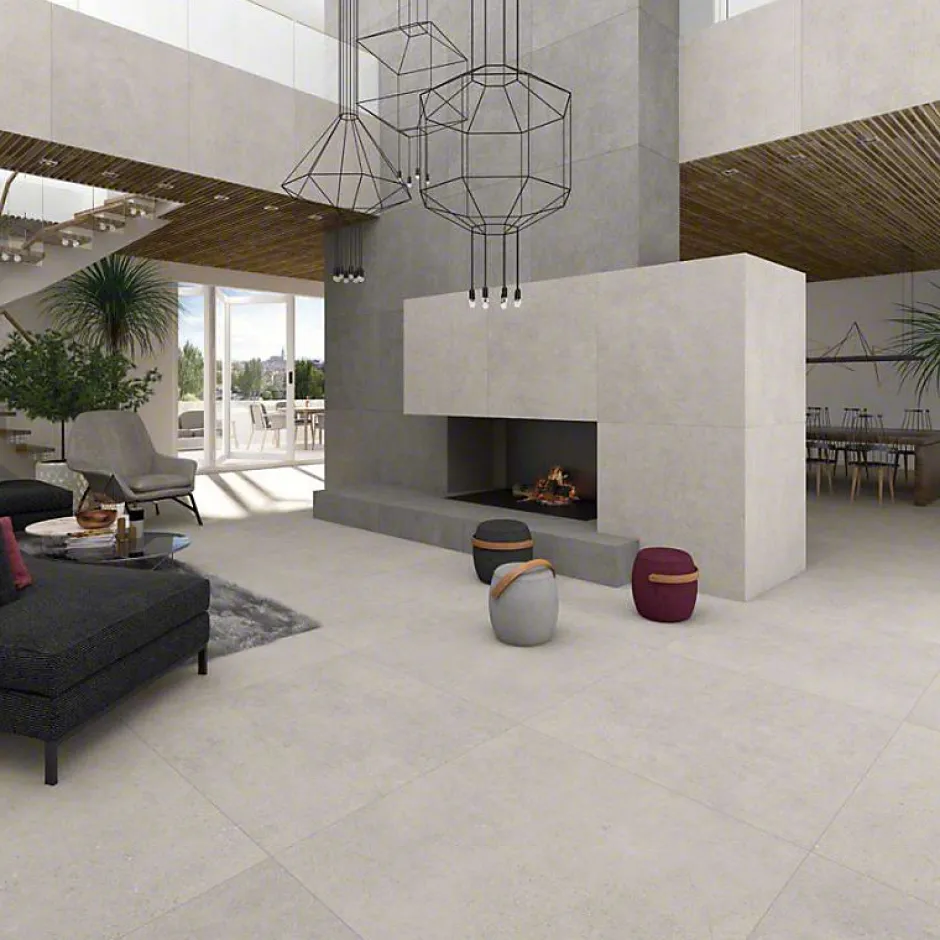 Carrelage sol / mur effet béton gris 60x60 cm NASSAU-Aelle Carrelage Hot