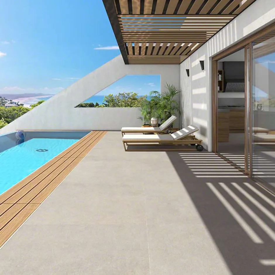 Carrelage sol / mur effet béton gris 60x60 cm NASSAU-Aelle Carrelage Hot