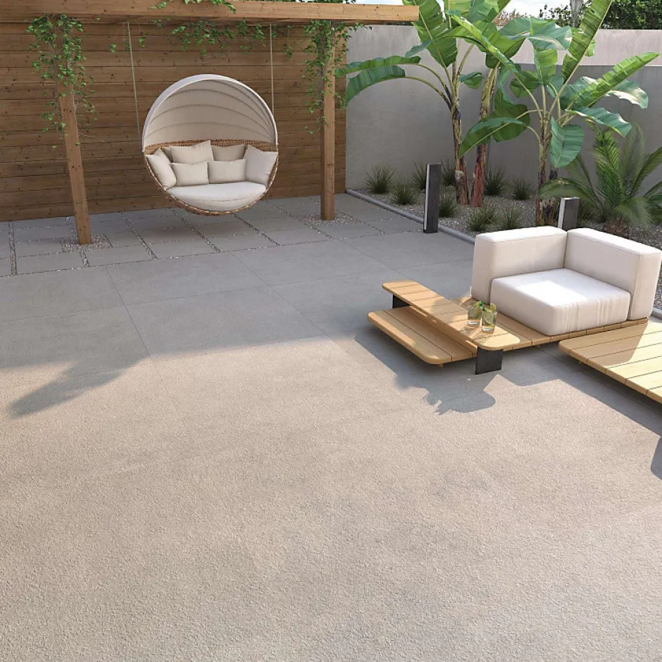 Carrelage sol / mur effet béton gris 60x60 cm NASSAU-Aelle Carrelage Hot