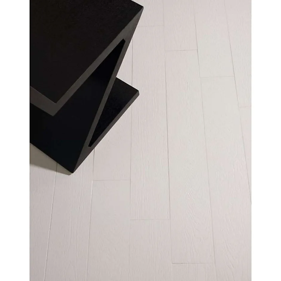 Aelle Carrelage Carrelage sol / mur effet bois blanc 21,8x89 cm ARHUS BLANCO