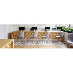 Aelle Carrelage Carrelage sol / mur effet bois blanc 21,8x89 cm ARHUS BLANCO