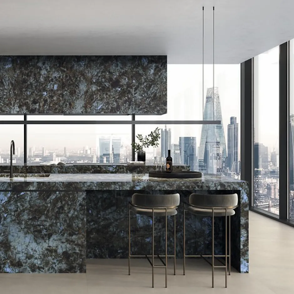 Carrelage sol / mur effet marbre 60x120 cm brillant Marvel Diva BAOBAB-Aelle Carrelage