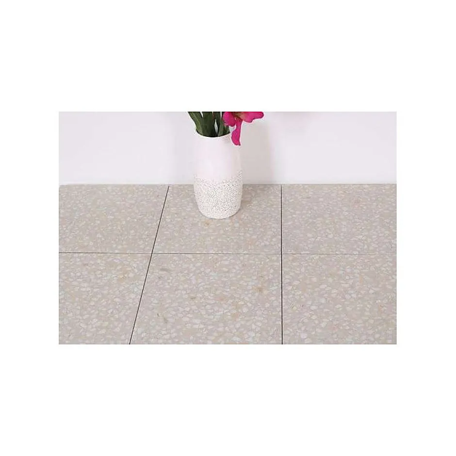 Carrelage sol / mur effet terrazzo beige 30x30 cm FARNESE AMALFI CREMA-Aelle Carrelage Discount