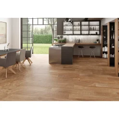 Carrelage sol / mur effet bois 20x120 cm ARTWOOD NUT (vendu par boite de 1.44m2)-Eiffel art construction Online