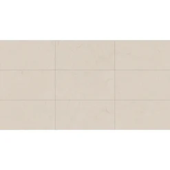 Aelle Carrelage Carrelage sol / mur effet terrazzo beige 60x120 cm CREAM R DUNE