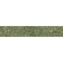 Aelle Carrelage Carrelage sol / mur effet terrazzo vert 19,4x120 cm GREEN GIADA