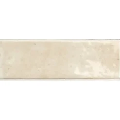 Carrelage sol / mur effet zellige bejmat marocain 5X15 cm crème beige brillant 5X15 cm COCO CANVAS WALL-Aelle Carrelage Hot