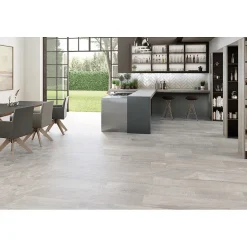 Carrelage sol / mur effet bois 20x120 cm ARTWOOD GREY(vendu par boite de 1.44m2)-Eiffel art construction Outlet