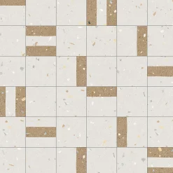 Carrelage sol / mur effet terrazzo 20x20 cm Croccante Granola Nuez(vendu par boite de 1m2)-Eiffel art construction Sale