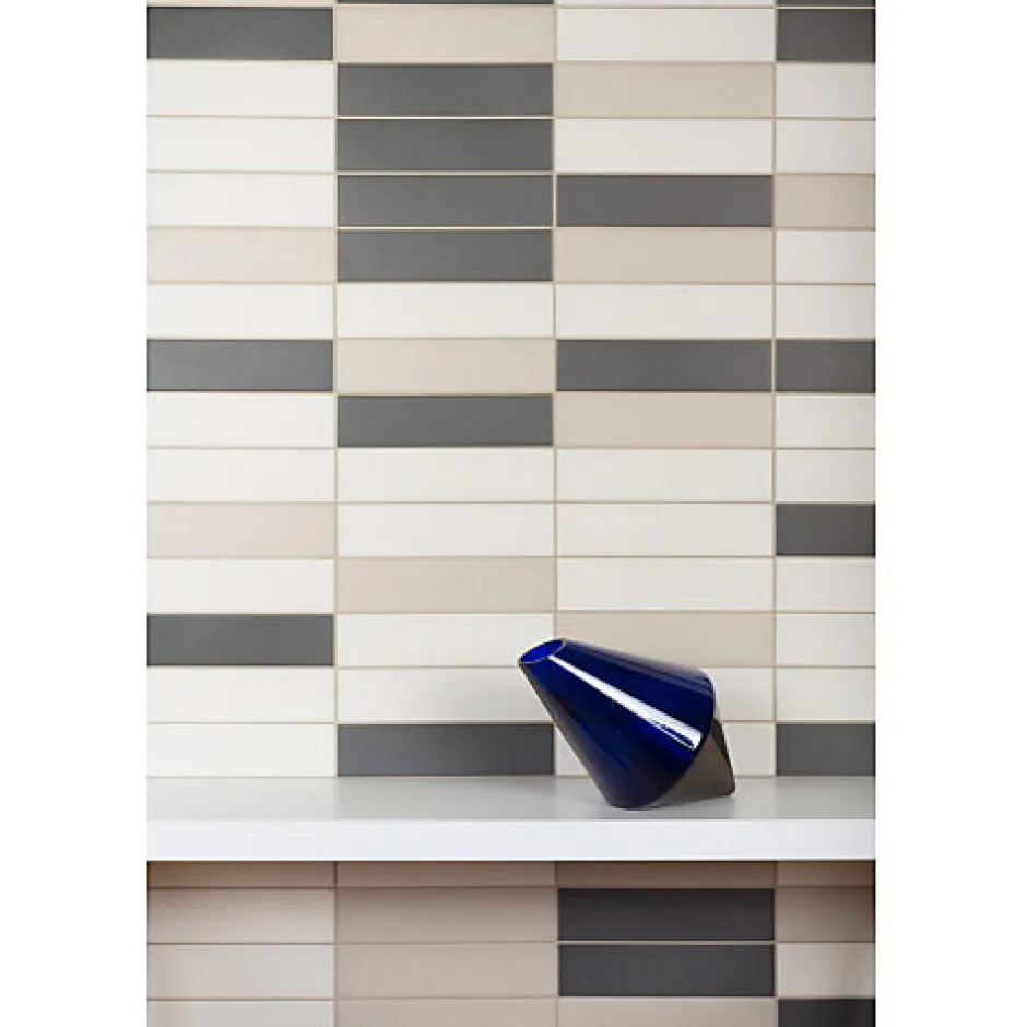 Aelle Carrelage Carrelage sol / mur effet ciment motif géométrique 20x20 cm ALAMEDA ELISEOS GRAFITO