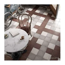 Aelle Carrelage Carrelage sol / mur effet béton 59,3x59,3cm blanc RIFT BLANCO