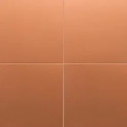 Carrelage sol / mur effet ciment uni terracotta terre cuite 20x20 cm RIVOLI TERRE 30718-Aelle Carrelage Discount