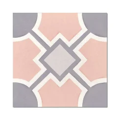 Eiffel art construction Carrelage sol / mur effet ciment 20x20 cm CAPRICE DECO SOLSTICE PASTEL(vendu par boite de 1m2)