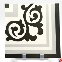 Aelle Carrelage Carrelage sol / mur effet ciment 20x20 cm 1900 GIBERT 3 ANGLE