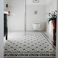 Aelle Carrelage Carrelage sol / mur effet ciment 20x20 cm 1900 GIBERT 3 ANGLE