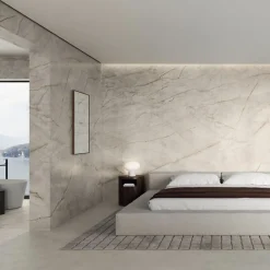 Aelle Carrelage Carrelage sol / mur effet marbre 60x120 cm brillant Marvel Diva WHITE EVEREST