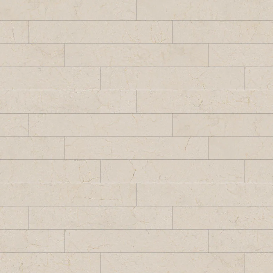 Aelle Carrelage Carrelage sol / mur effet terrazzo beige 19,4x120 cm CREAM R DUNE