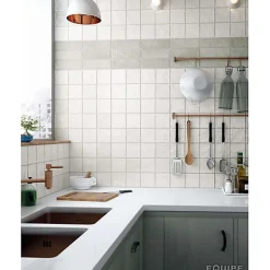 Aelle Carrelage Carrelage sol / mur effet béton gris 30x30 cm RIBADEO GRAFITO