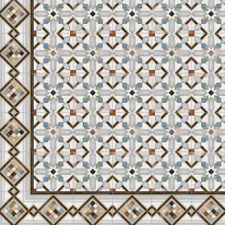 Aelle Carrelage Carrelage sol / mur effet ciment 20x20 cm VODEVIL POMBO 2 BORDURE