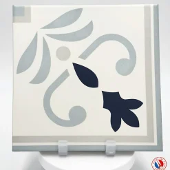 Aelle Carrelage Carrelage sol / mur effet ciment 20x20 cm 1900 VALVANERA 3 ANGLE