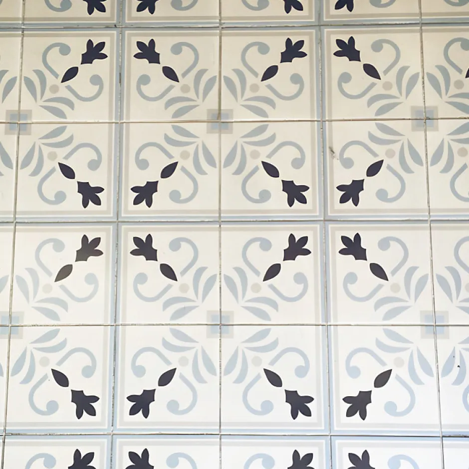 Aelle Carrelage Carrelage sol / mur effet ciment 20x20 cm 1900 VALVANERA 3 ANGLE