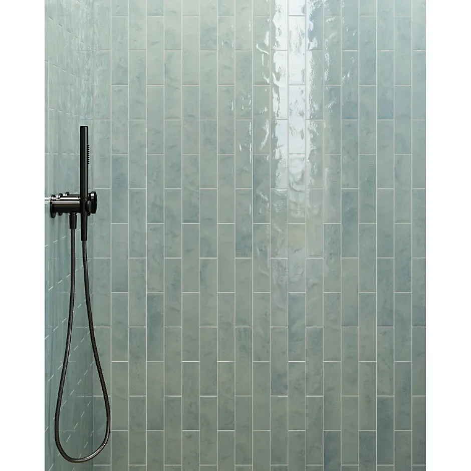 Aelle Carrelage Carrelage sol / mur faience effet zellige bleu clair - Miniature SODA Azzurro Artico J380