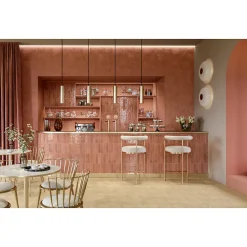 Carrelage sol / mur faience effet zellige rose - Miniature SODA Rosa Corallo J379-Aelle Carrelage Clearance