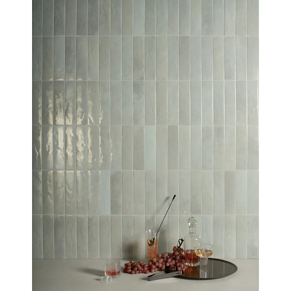 Aelle Carrelage Carrelage sol / mur faience effet zellige gris - Miniature SODA Grigio Luna J377